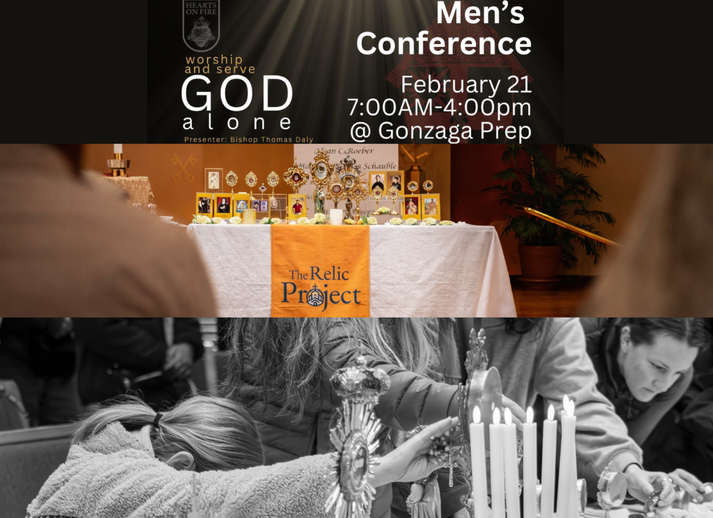 Encounter the Tunic of St. Joseph at Hearts on Fire Men’s Retreat