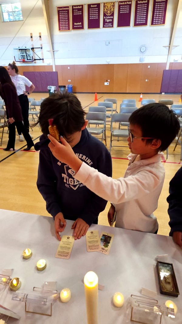 "Can I Bless My Friend with Santa Claus?" — Students Encounter the Saints